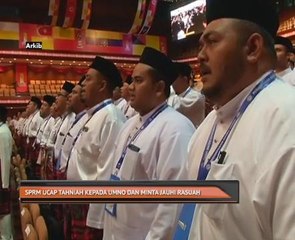 SPRM ucap tahniah kepada UMNO dan minta jauhi rasuah