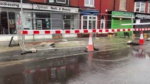 Burst water main in Hartlepool's Elwick Road on Wednesday, March 2, leaves homes and businesses without supplies.