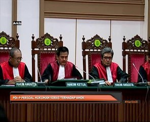 PDI-P persoal hukuman keras terhadap Ahok