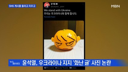 MBN 뉴스파이터-[대선 D-7] '화난 귤'·'유관순 모욕'…여야 SNS 올리고 지우고