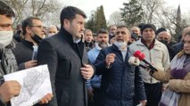 İBB önünde kentsel dönüşüm protestosu