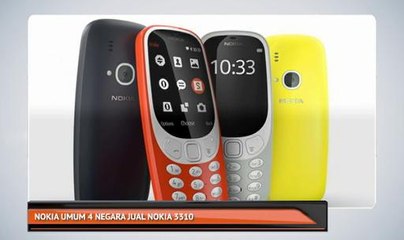 Nokia umum 4 negara jual Nokia 3310
