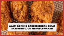 Viral Ayam Goreng dari Restoran Cepat Saji Berwujud Mengecewakan, Bikin Nafsu Makan Hilang