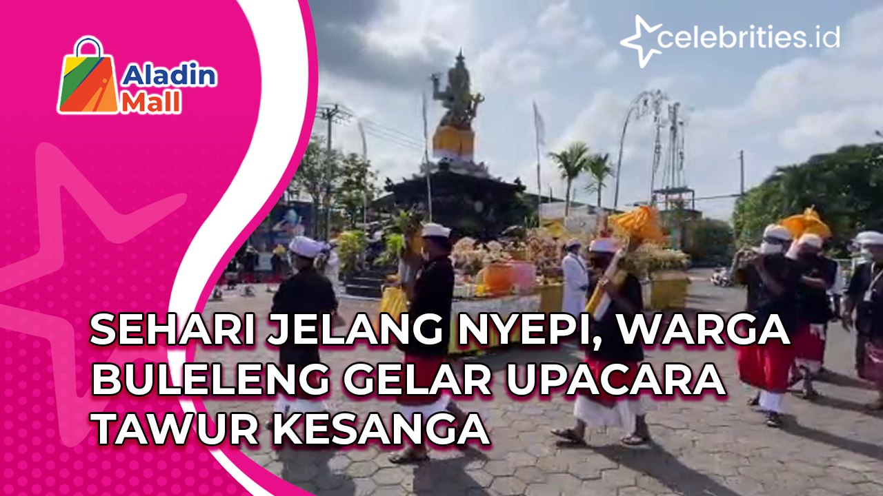 Sehari Jelang Nyepi, Warga Buleleng Gelar Upacara Tawur Kesanga