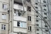 Edificios residenciales destruidos por los rusos en Jersón, Ucrania