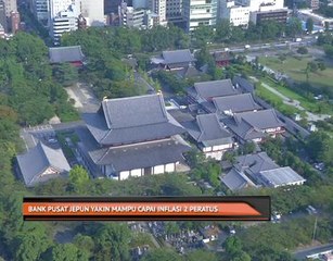 Bank Pusat Jepun yakin mampu capai inflasi 2 peratus