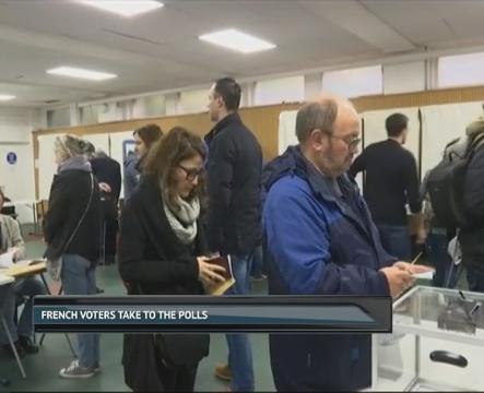 French voters take to the polls