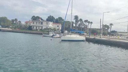 Datça'da denize sintine boşaltan tekne sahibine ceza kesildi