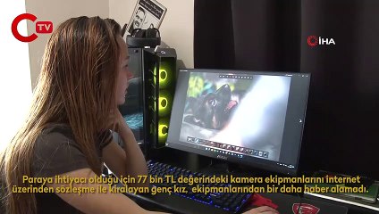 Üniversiteli kızın 77 bin TL’lik ekipmanlarını ‘bekarlığa veda çekeceğim’ vaadi ile alıp kayıplara karıştı