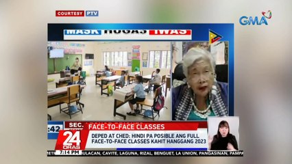 DEPED at CHED: hindi pa posible ang full face-to-face classes kahit hanggang 2023 | 24 Oras