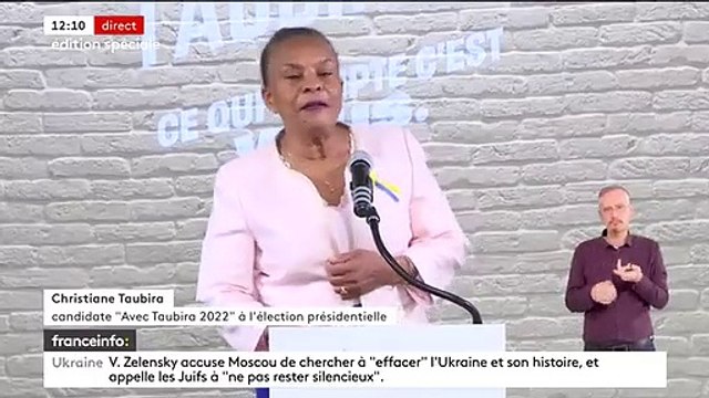 Christiane Taubira annonce qu'elle se retire de la présidentielle faute de parrainages: Il est évident que nous ne réunirons pas les 500 parrainages