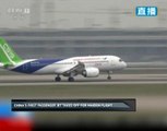 China's first passenger jet takes off for maiden flight