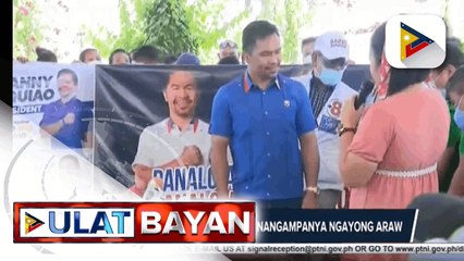 Sen. Pacquiao, sa Pangasinan nangampanya ngayong araw