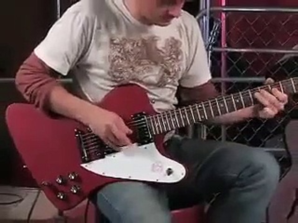 Epiphone Firebird Worn Studio and Dot Studio Faded