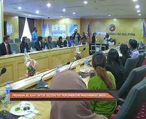 Program jelajah untuk selesai isu dokumen diri masyarakat India