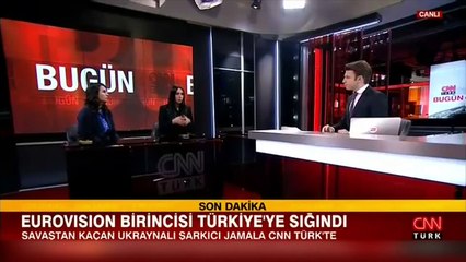 Eurovision 2016 birincisi Jamala'dan Atatürk örneği! CNN TÜRK canlı yayınına katıldı