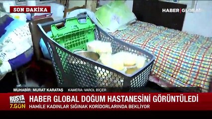 Haber Global sığınaktaki doğum hastanesini görüntüledi