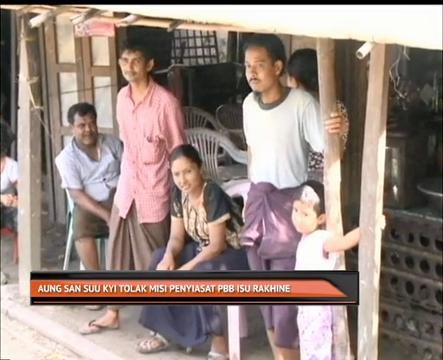 Aung San Suu Kyi tolak misi penyiasat PBB isu Rakhine