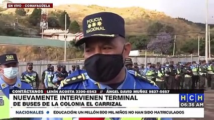 ¡Foto Pal Face! Bajo resguardo, la terminal de buses en col. El Carrizal a esta hora