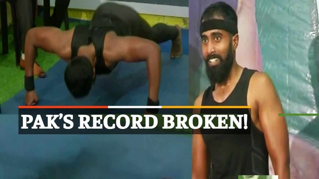 Guinness World Record: Indian Student Breaks Pakistan’s Record In Knuckle Pushups Per Hour