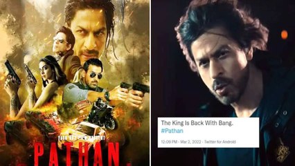 Pathaan Twitter reaction: Shahrukh Khan की फिल्म 'Pathaan' के टीजर को twitter पर मिला ऐसा reaction