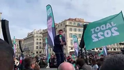 Présidentielles. Yannick Jadot en meeting sur le Vieux-Port