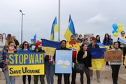 Rusya'nın Ukrayna'ya yönelik saldırısı KKTC'de protesto edildi