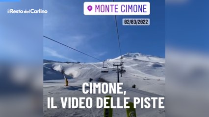Cimone, il video delle piste
