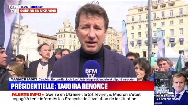 Yannick Jadot: Si Christiane Taubira décide de nous rejoindre, elle aura évidemment toute sa place