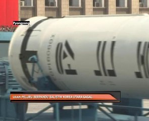 Ujian peluru berpandu balistik Korea Utara gagal