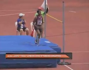 Acara lompat tinggi sumbang emas di Terbuka Singapura