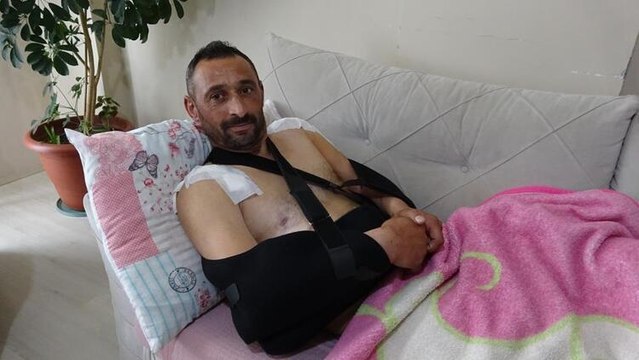 Domuz saldırısından yaralı kurtulan avcı: 'Gidin siz bir de domuzun halini görün'