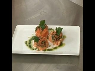 L'atelier des Chefs : pressé aux deux saumons et herbes fraîches