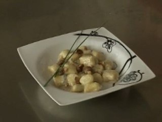 L'atelier des Chefs : gnocchi de châtaignes au gorgonzola