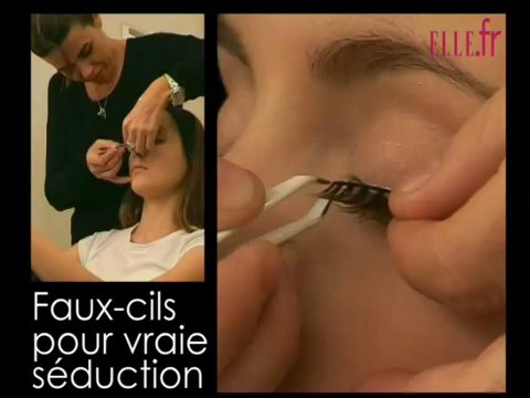 Maquillage : appliquer des faux-cils
