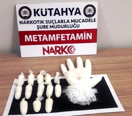 Kütahya'da çantasında uyuşturucu çıkan şahıs tutuklandı