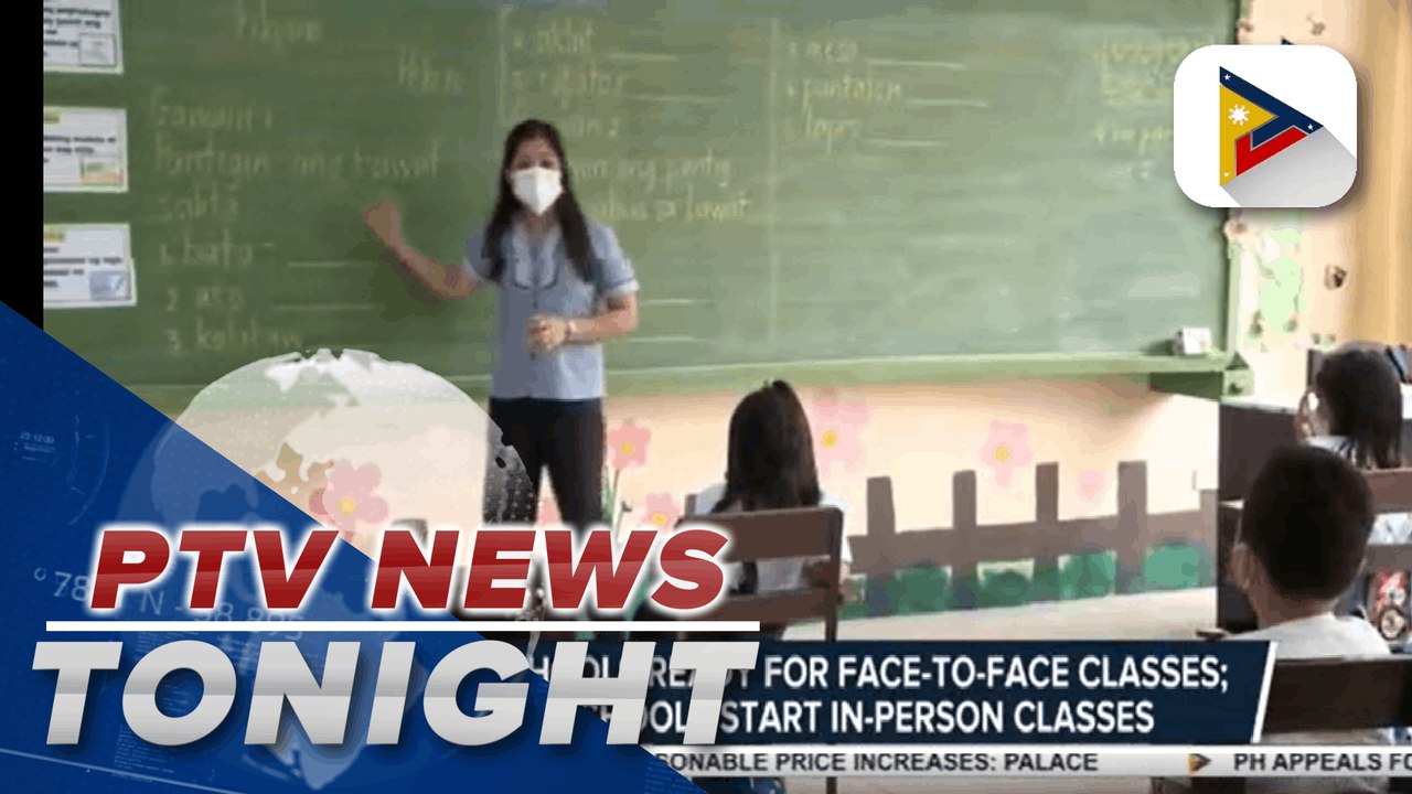 Over 6-K schools ready for face-to-face classes; Over  4-K schools start in-person classes