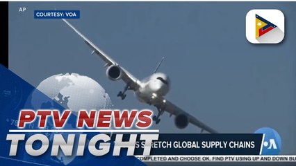 Airspace closures stretch global supply chains