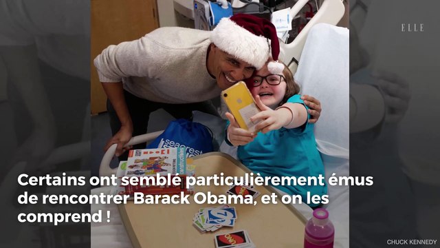 Barack Obama en Père Noël : sa visite inoubliable à des enfants
