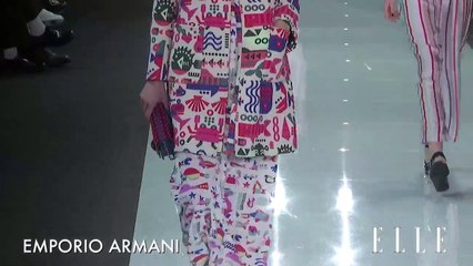 Défilé Emporio Armani prêt à porter Printemps-Eté 2018