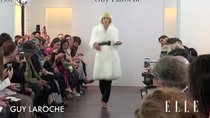 Défilé Guy Laroche prêt à porter Printemps-Eté 2018