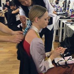 Dans le backstage du défilé Lanvin printemps-été 2018