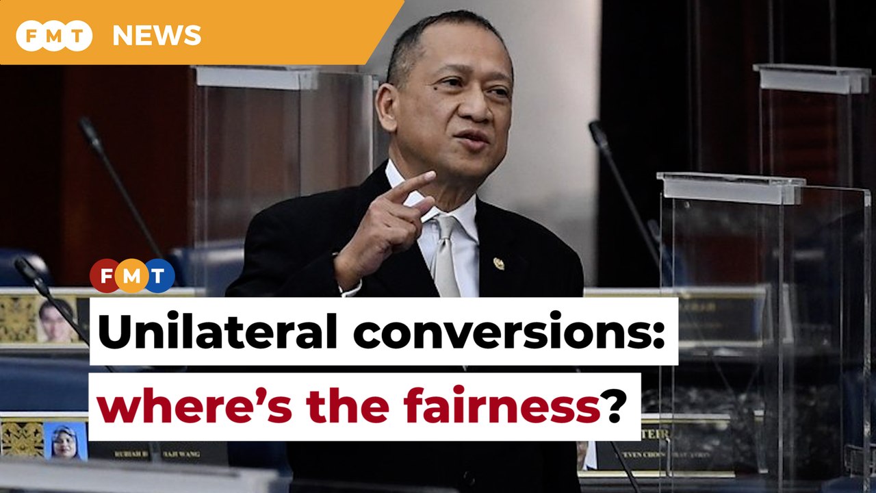 Nazri speaks his mind, takes a firm stand against unilateral conversions