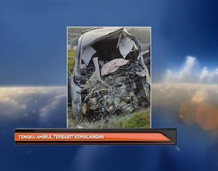 Tengku Amirul terbabit kemalangan