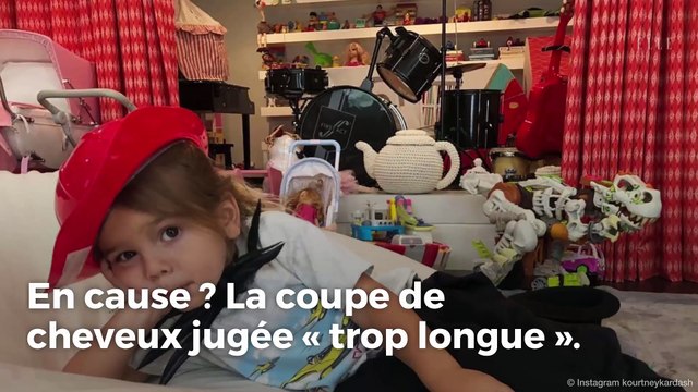 « S’il te plaît, laisse-le être un garçon » : Kourtney Kardashian attaquée car son fils a les cheveux longs !