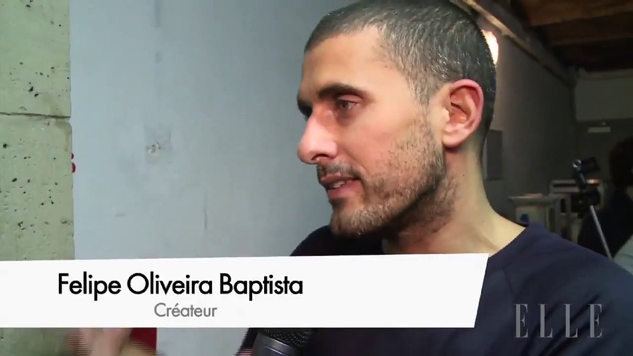 Felipe Oliveira Baptista nous emmène dans les coulisses de son défilé printemps-été 2013