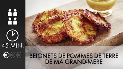 A TABLE : BEIGNETS DE POMMES DE TERRE