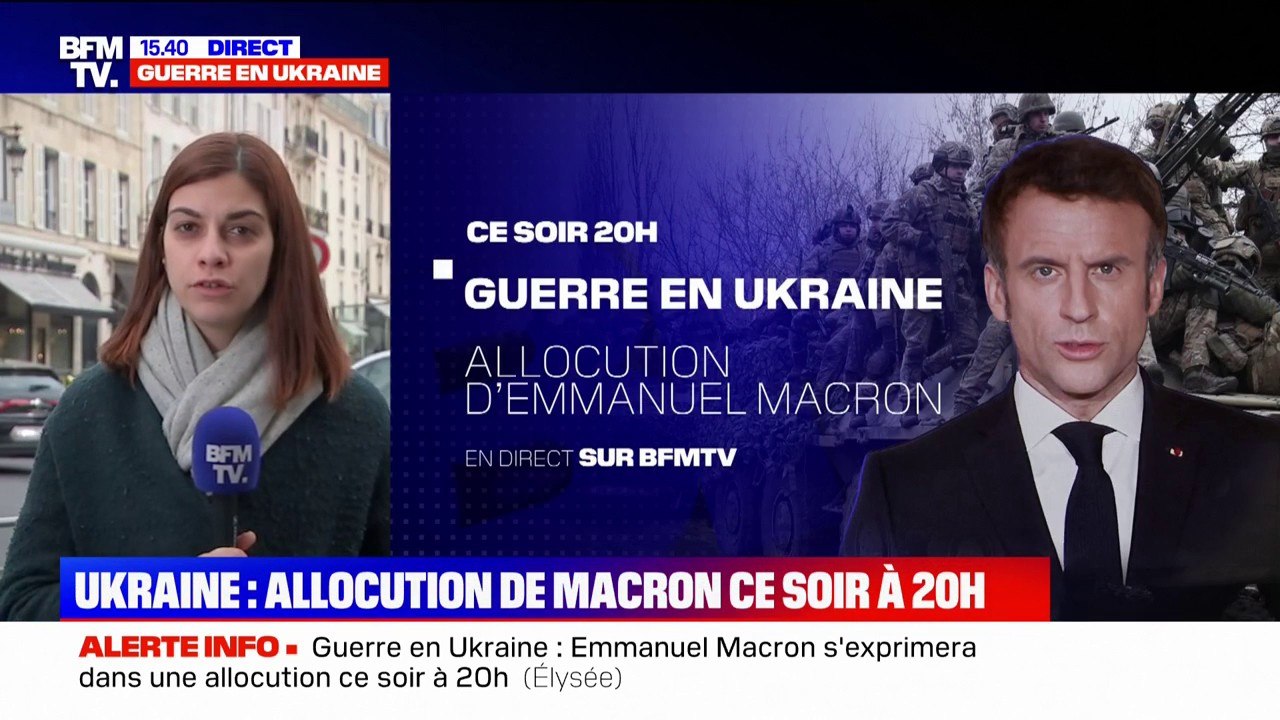 Guerre en Ukraine: que faut-il attendre de l'allocution d'Emmanuel Macron ?