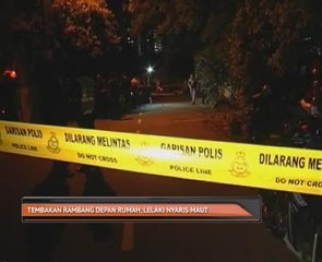Tembakan rambang depan rumah, lelaki nyaris maut