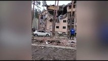 Ucrania: imágenes de destrucción en Irpin tras bombardeo ruso